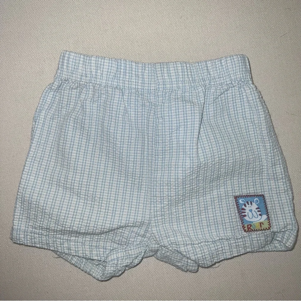 Miniwear Classics Vintage Baby Y2K Matching Set Seersucker 6-9 Months
